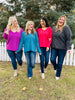 DOORBUSTER! REG/CURVY All Day Ease Top- Multiple Colors!