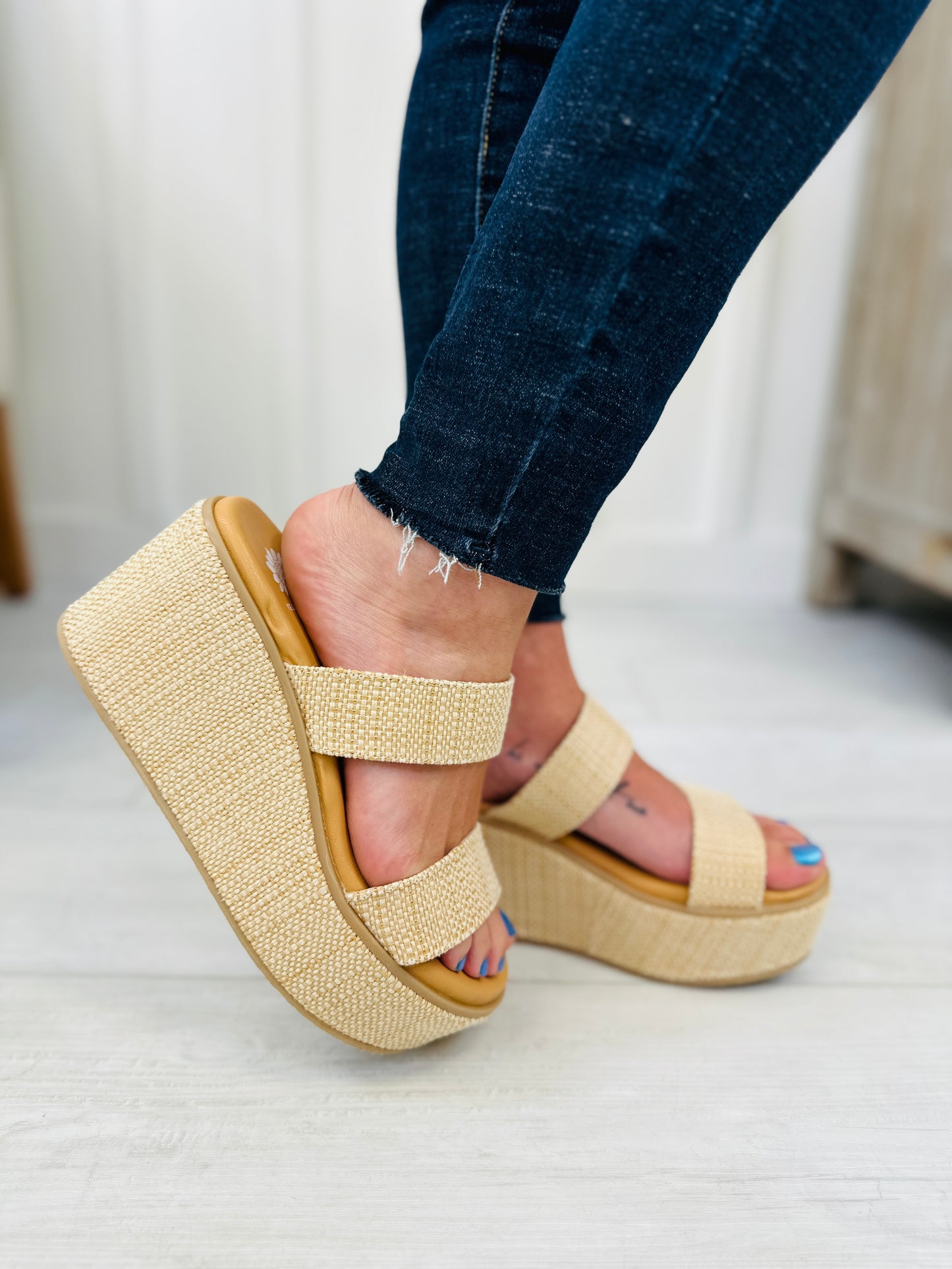 Strapped In For Love Wedges