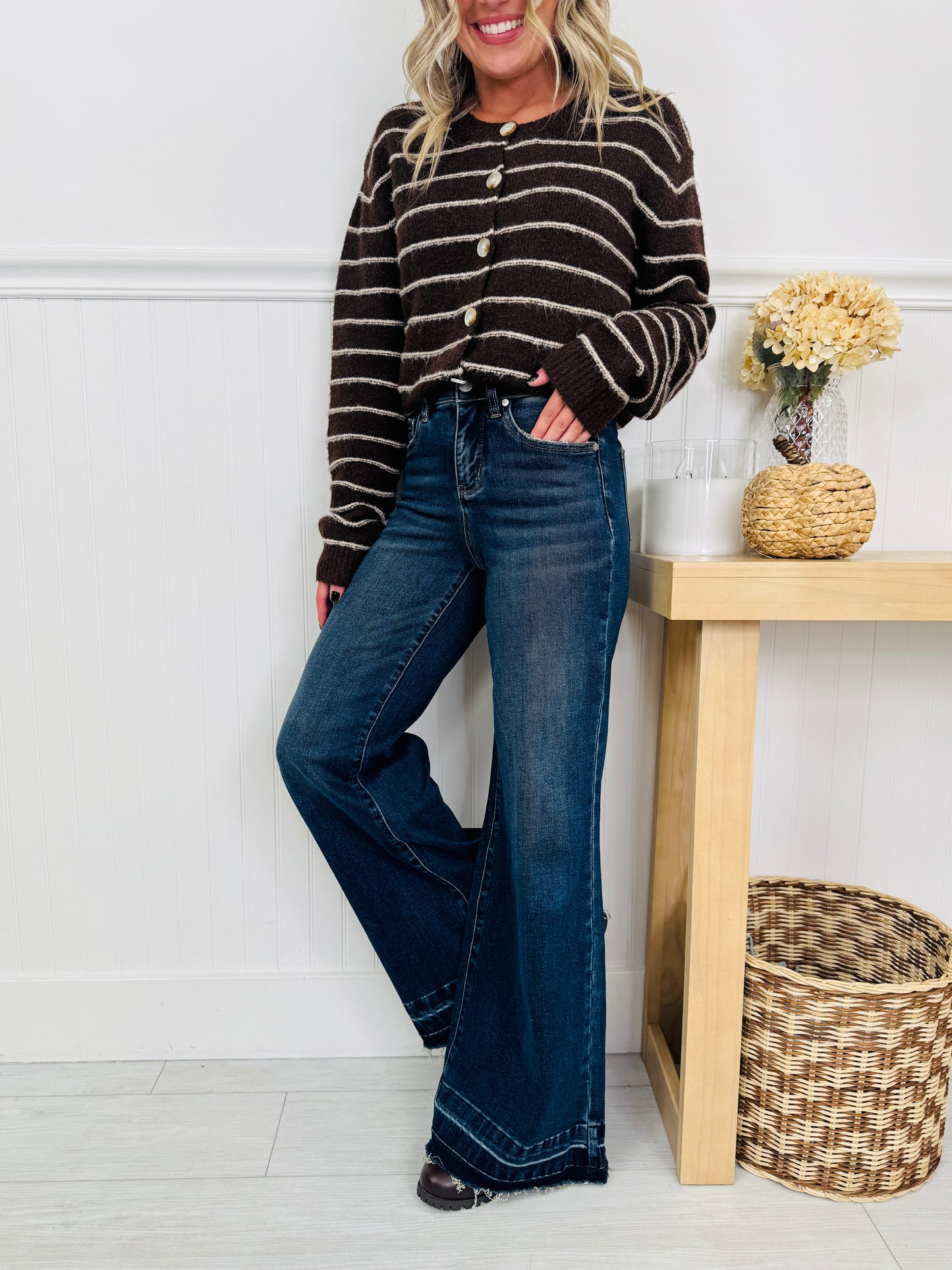 Best Dressed Tummy Control Retro Wide Leg Jeans
