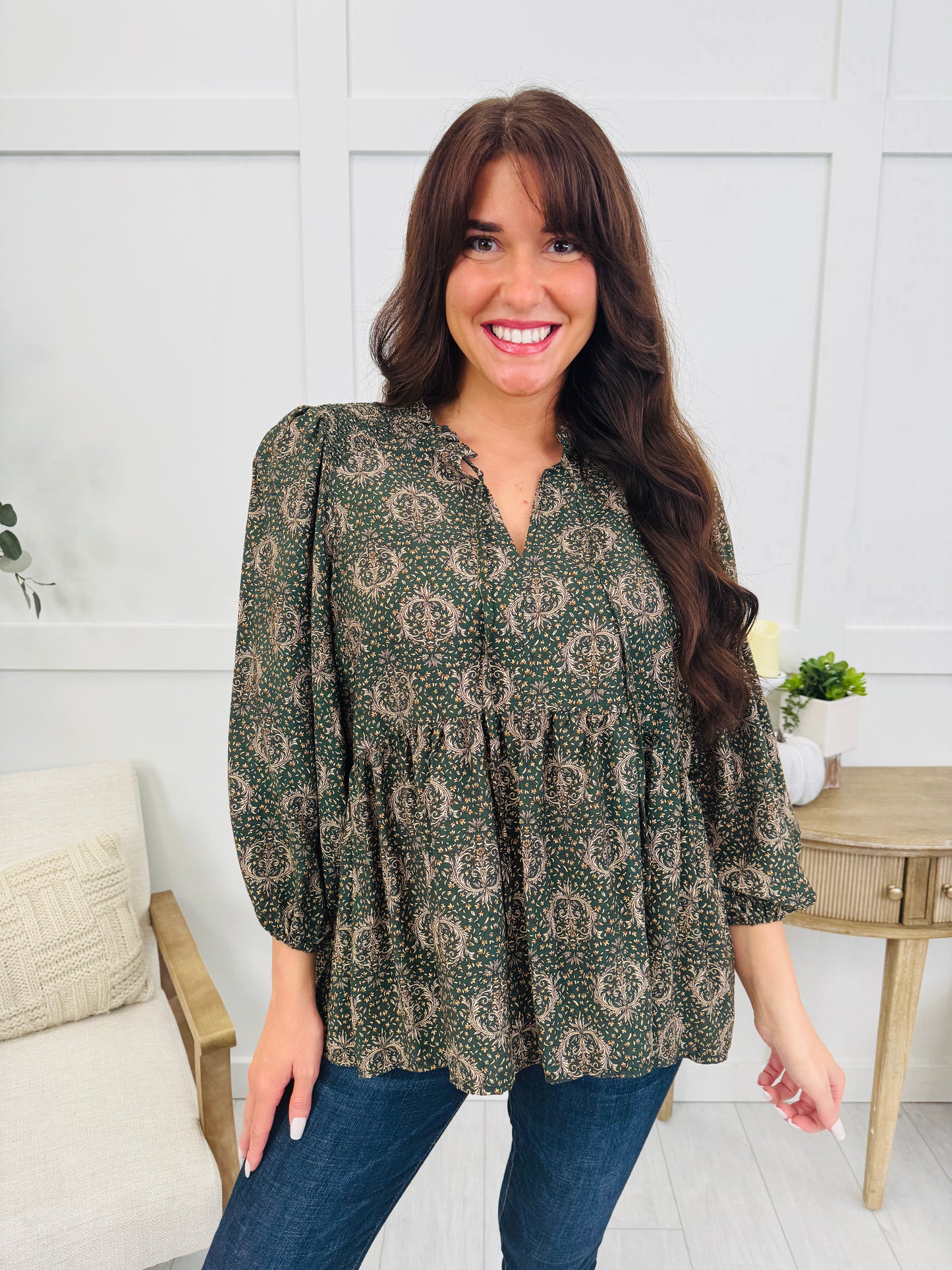 Evergreen Romance Top