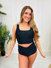 The Olivia Swim Top In Black