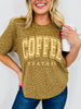 Coffee Weather Graphic Tee in Leopard