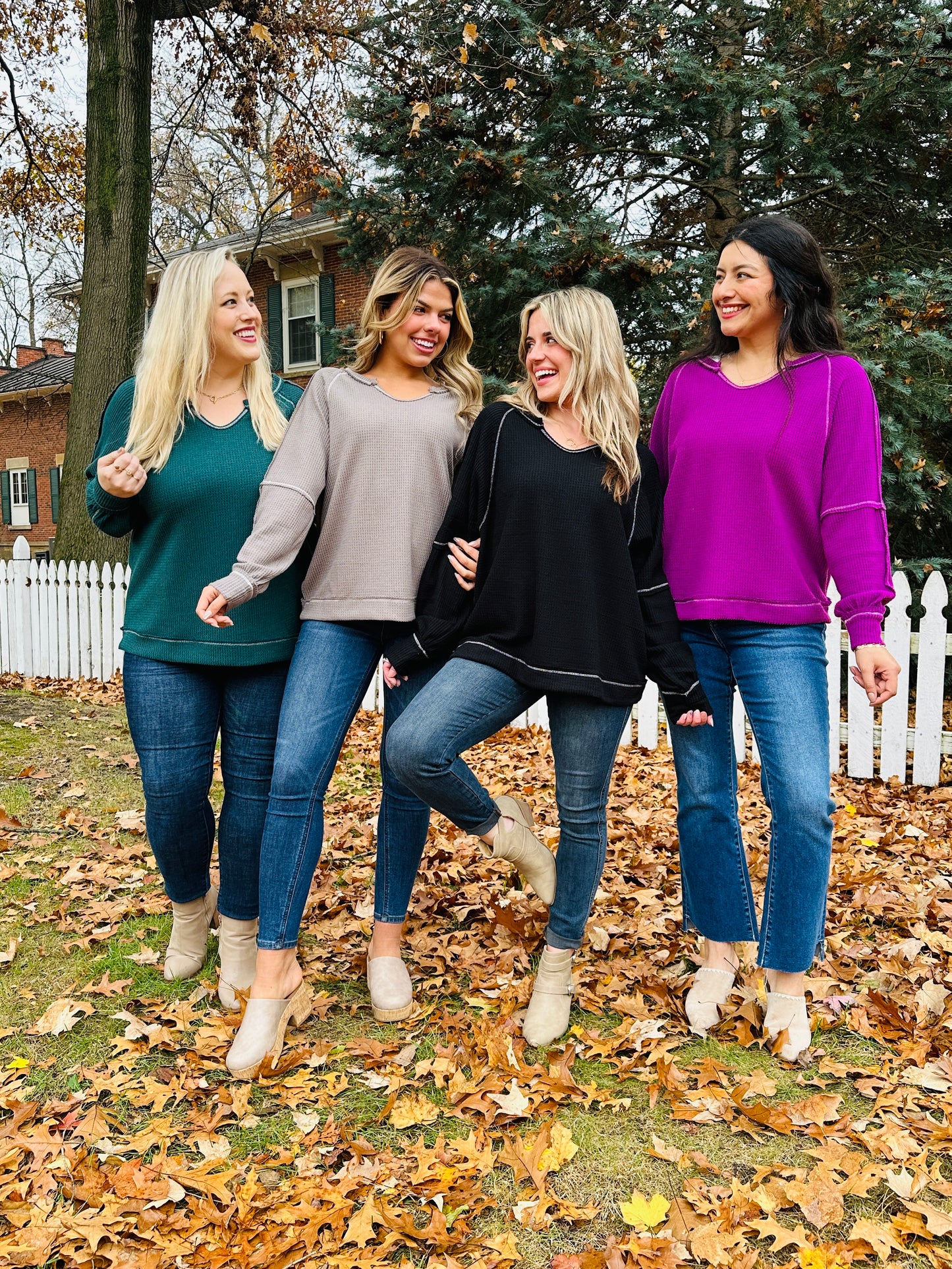 REG/CURVY Falling for Comfort Pullover- Multiple Colors!