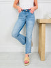 Kick Back And Relax Kick Flare Cropped Jeans