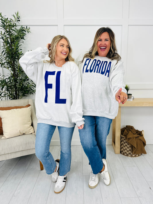 Florida Reversible FL Graphic Crewneck Sweatshirt