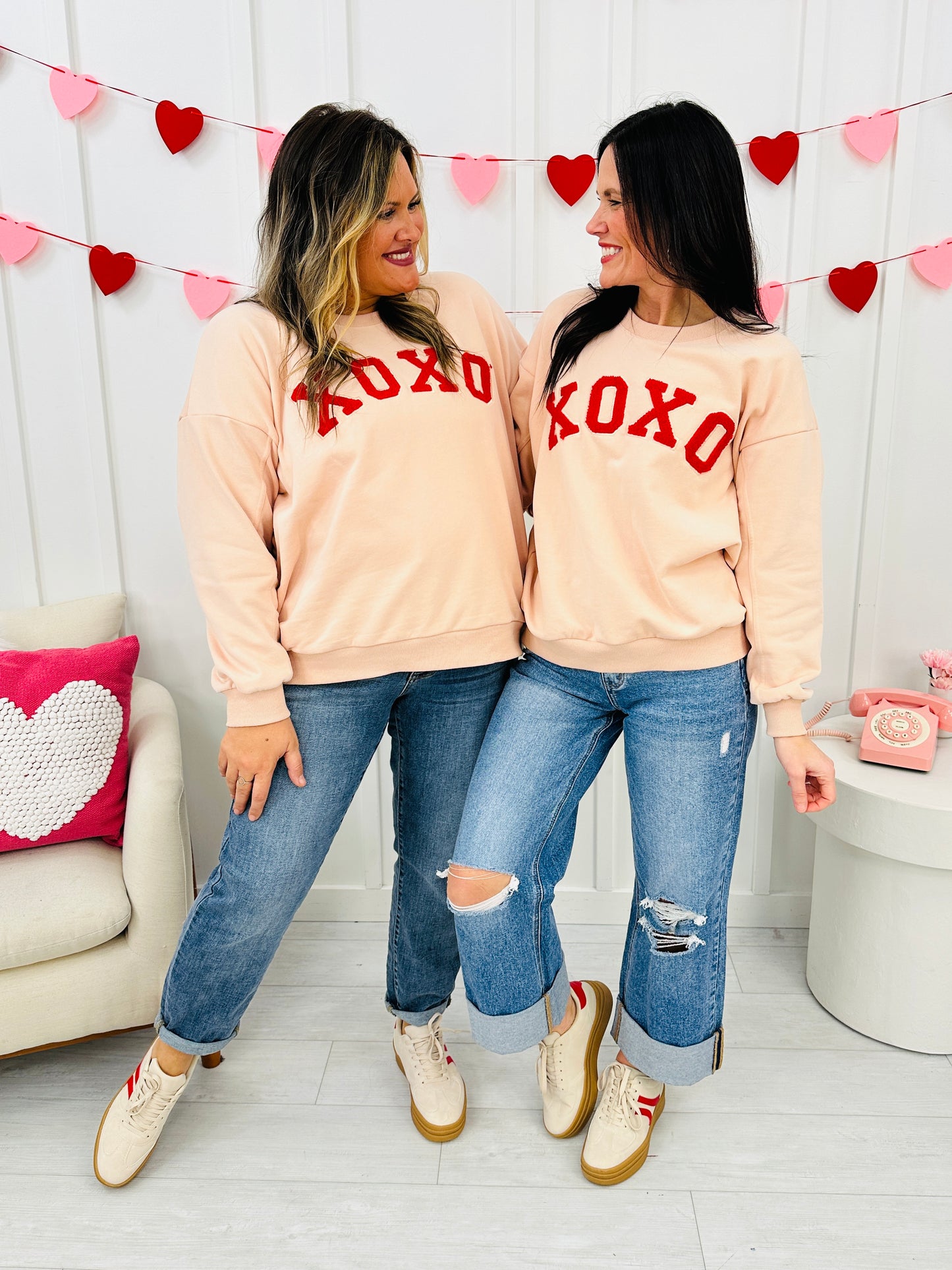 MOCO Exclusive Love and XOXO Graphic Sweatshirts