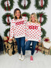 Merry On The Dot Crewneck
