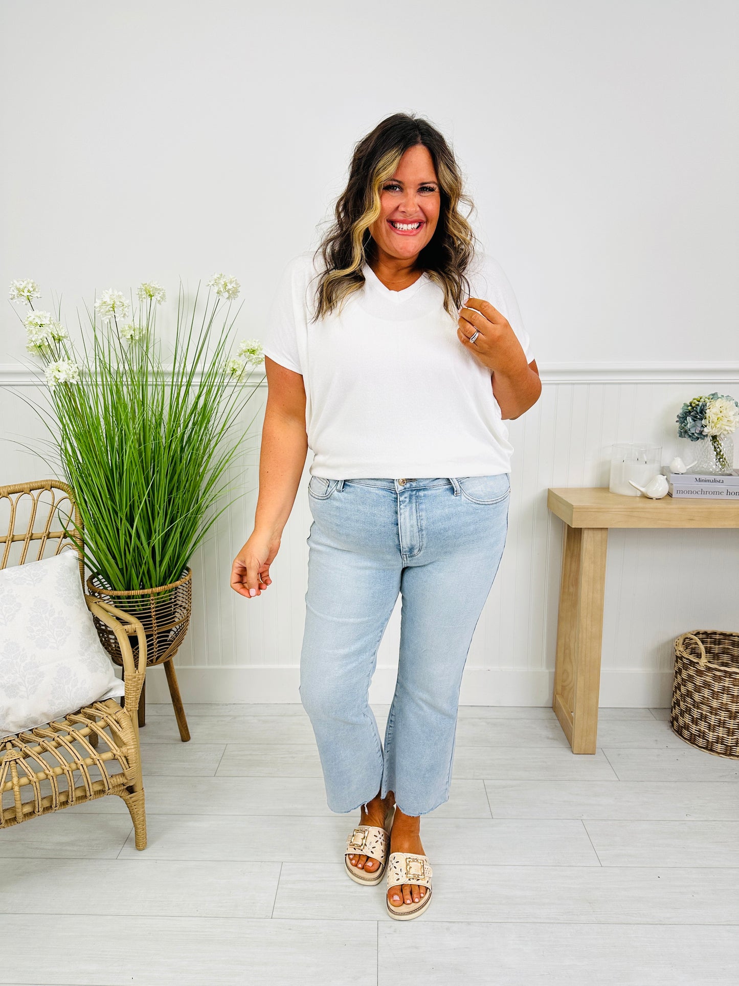 Judy Blue Spring Shift Kick Flares