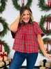 Plaid For The Party Top