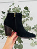 Downtown Days Booties In Black