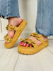Petal Party Sandals In Natural Raffia