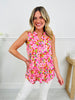 Sunshine Energy Top in Miami Print