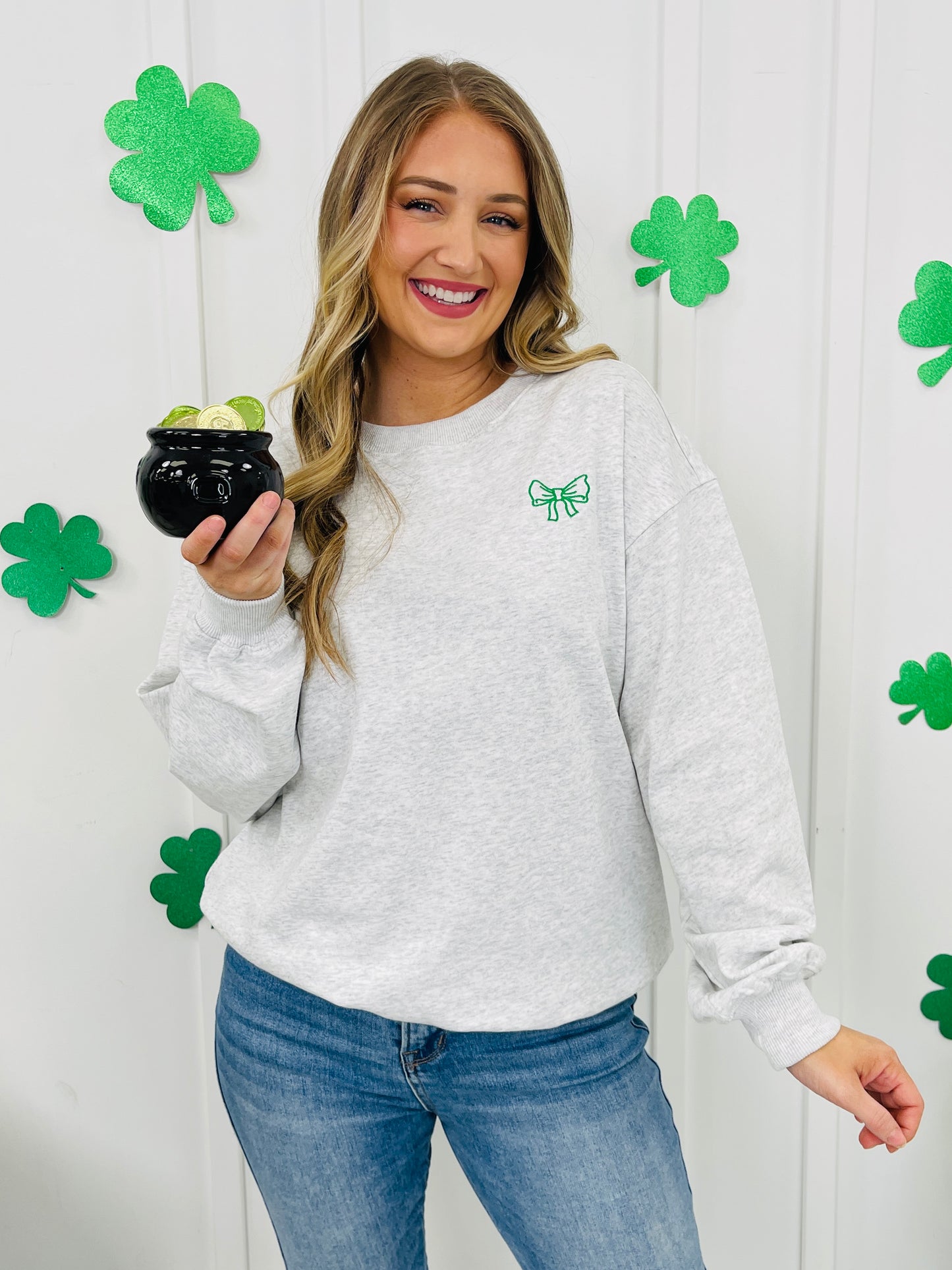 Wrapped in Clovers Top