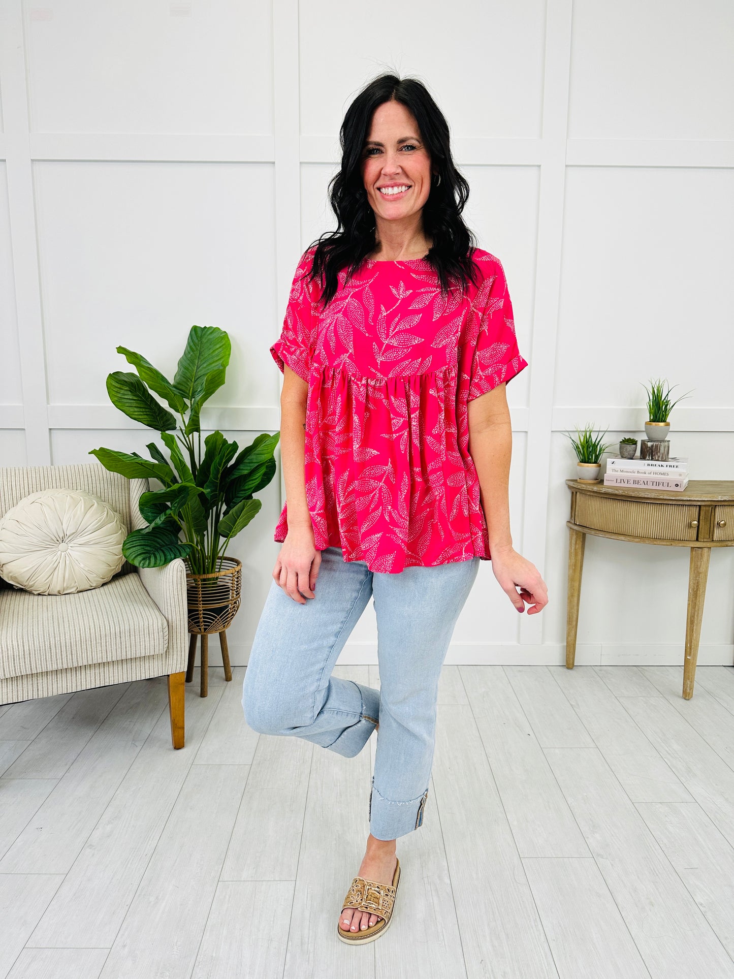 Polished & Poised Top in Pink Drink