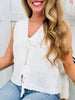 Calm Current Tie Top
