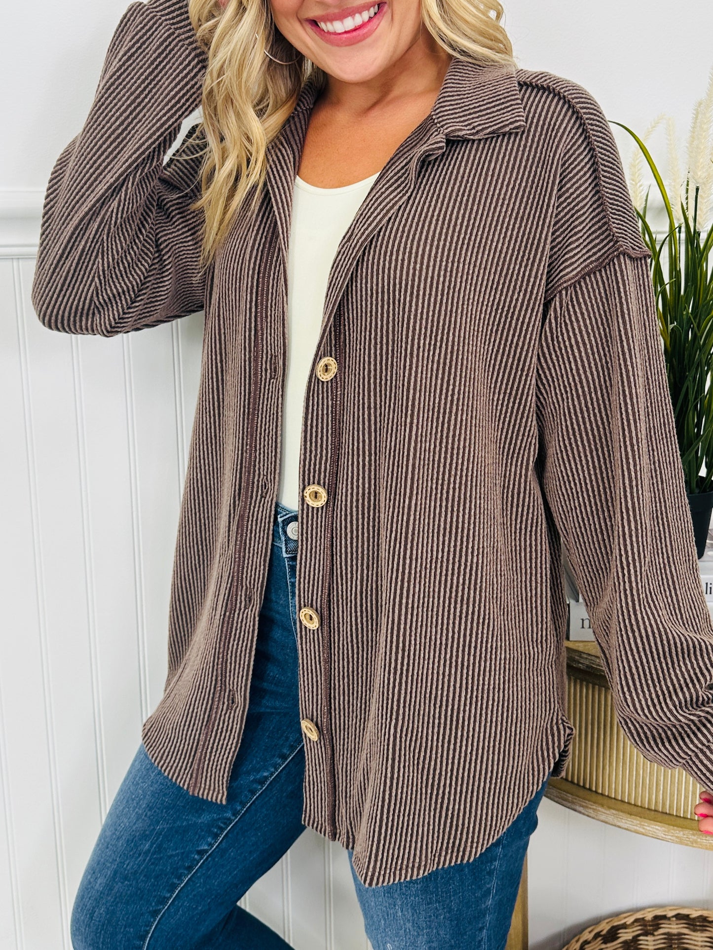 Fall Feelings Shacket In Multiple Colors
