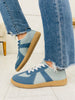 Frame Runner Sneakers in Blue Denim
