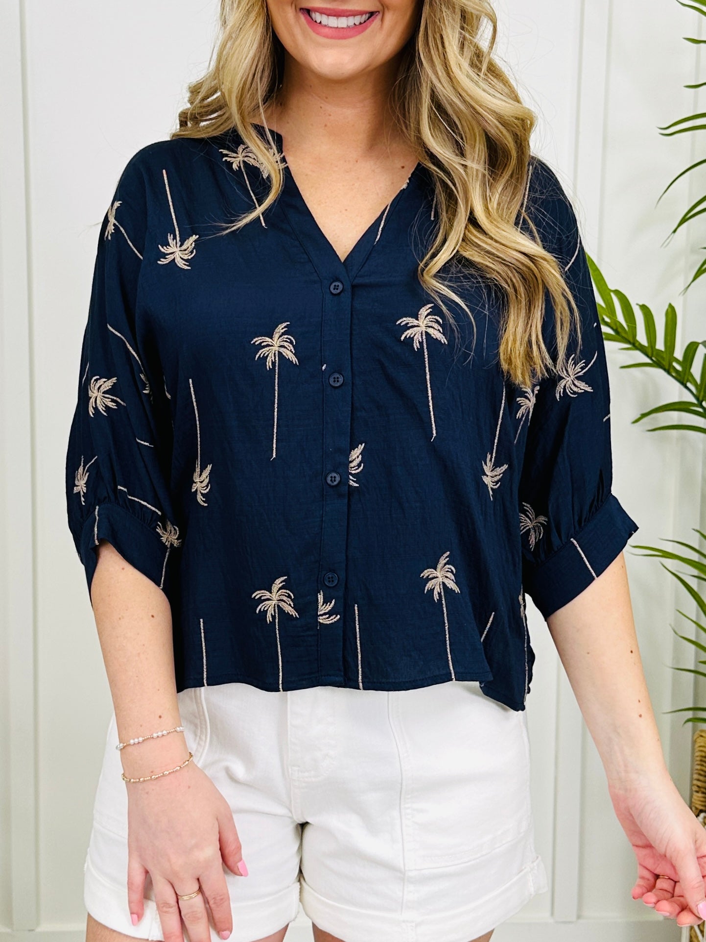 Midnight Palms Top