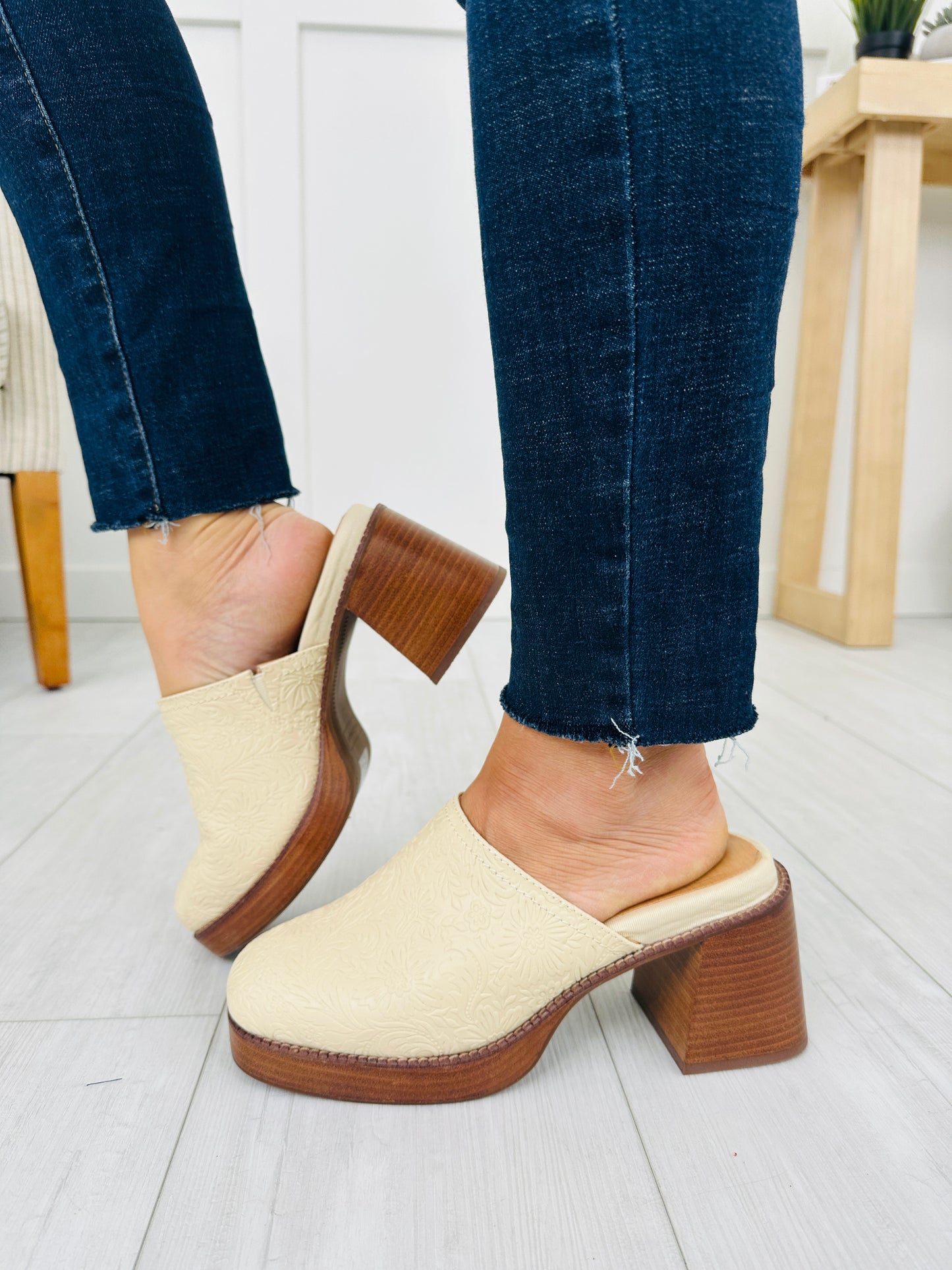 Step Into Forever Clogs in Ivory