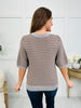 Falling Into Fall Top In Light Grey