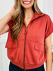 Here for the Ride Jacket In Terracotta