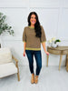 Falling Into Fall Top In Olive