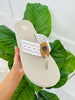 Seaside Keepsake Flip Flops In White