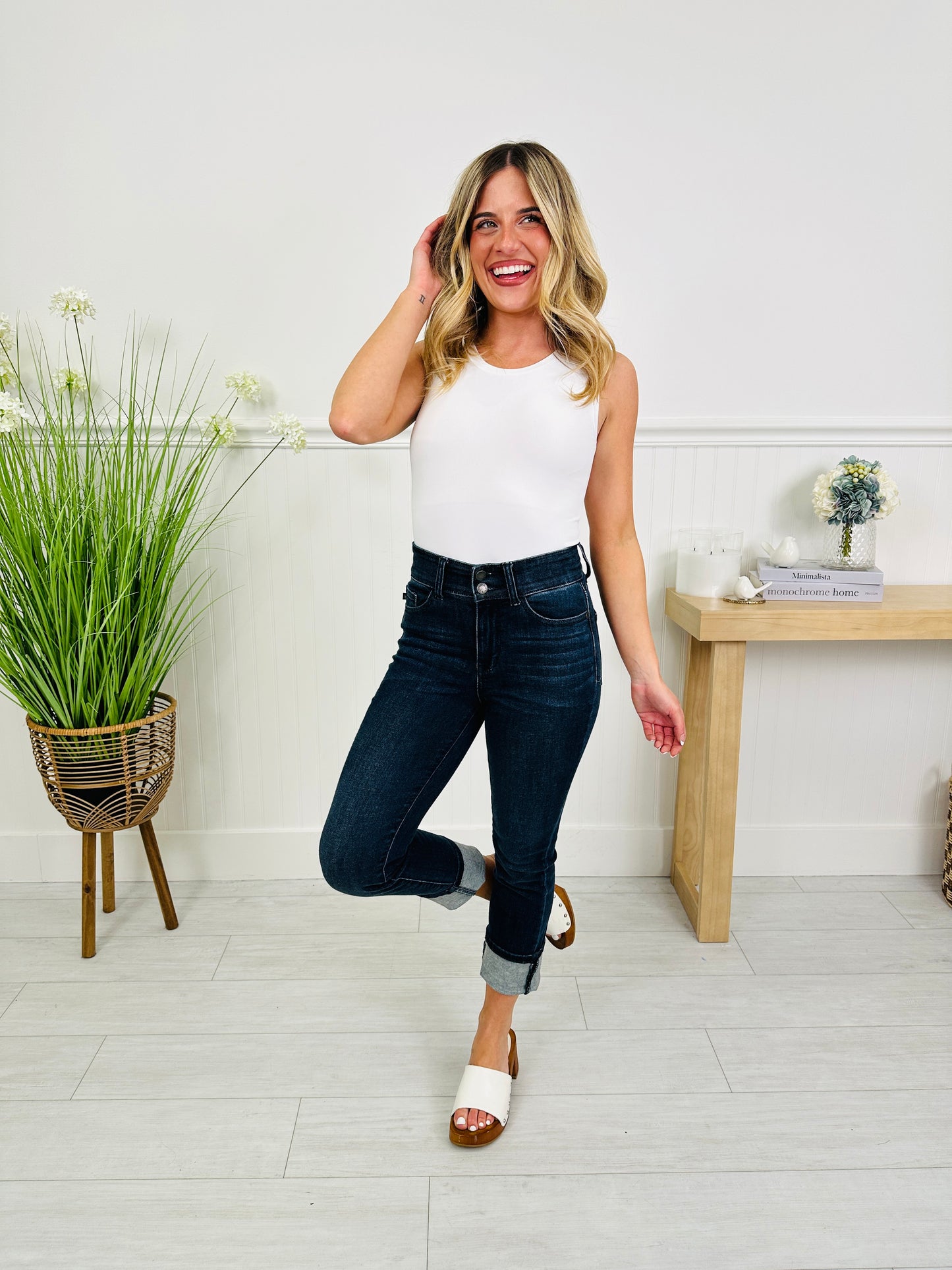 Judy Blue Double Take Capris