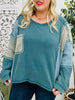 Twilight Delight Long Sleeve Top in Teal