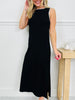 Better Than Basic Midi Dress in Black