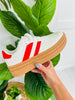 Street Sport Sneaker In White/Red