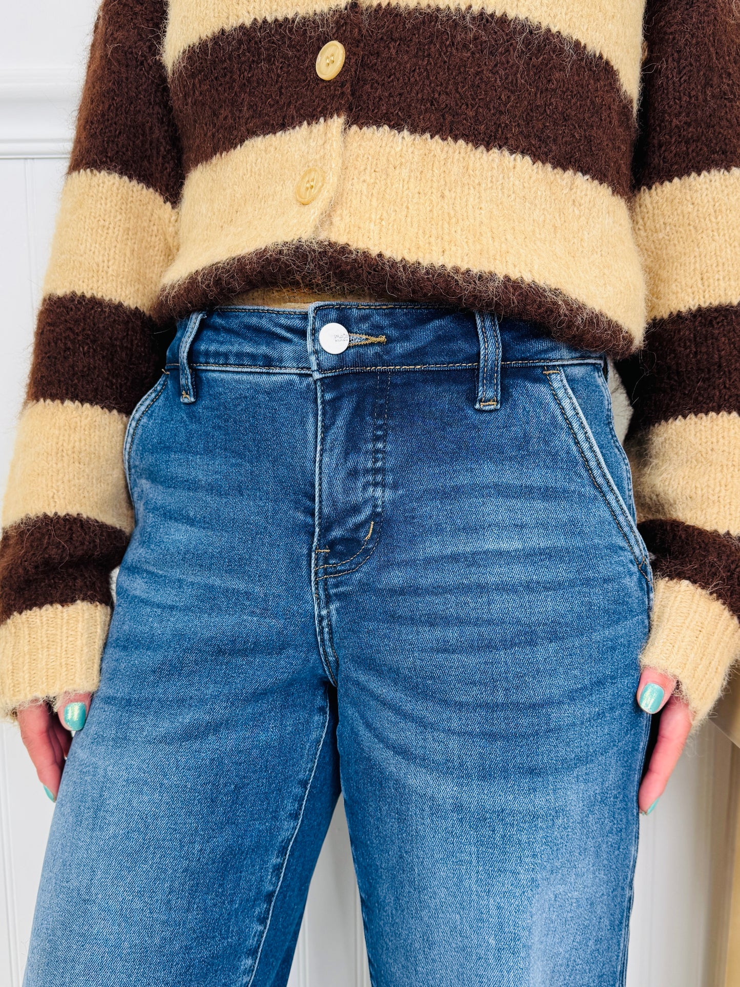Style In Session Tummy Control Slim Barrel Jeans