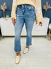 Restock! Mica REG/CURVY Kick Off Flare Cropped Jeans in Two Washes