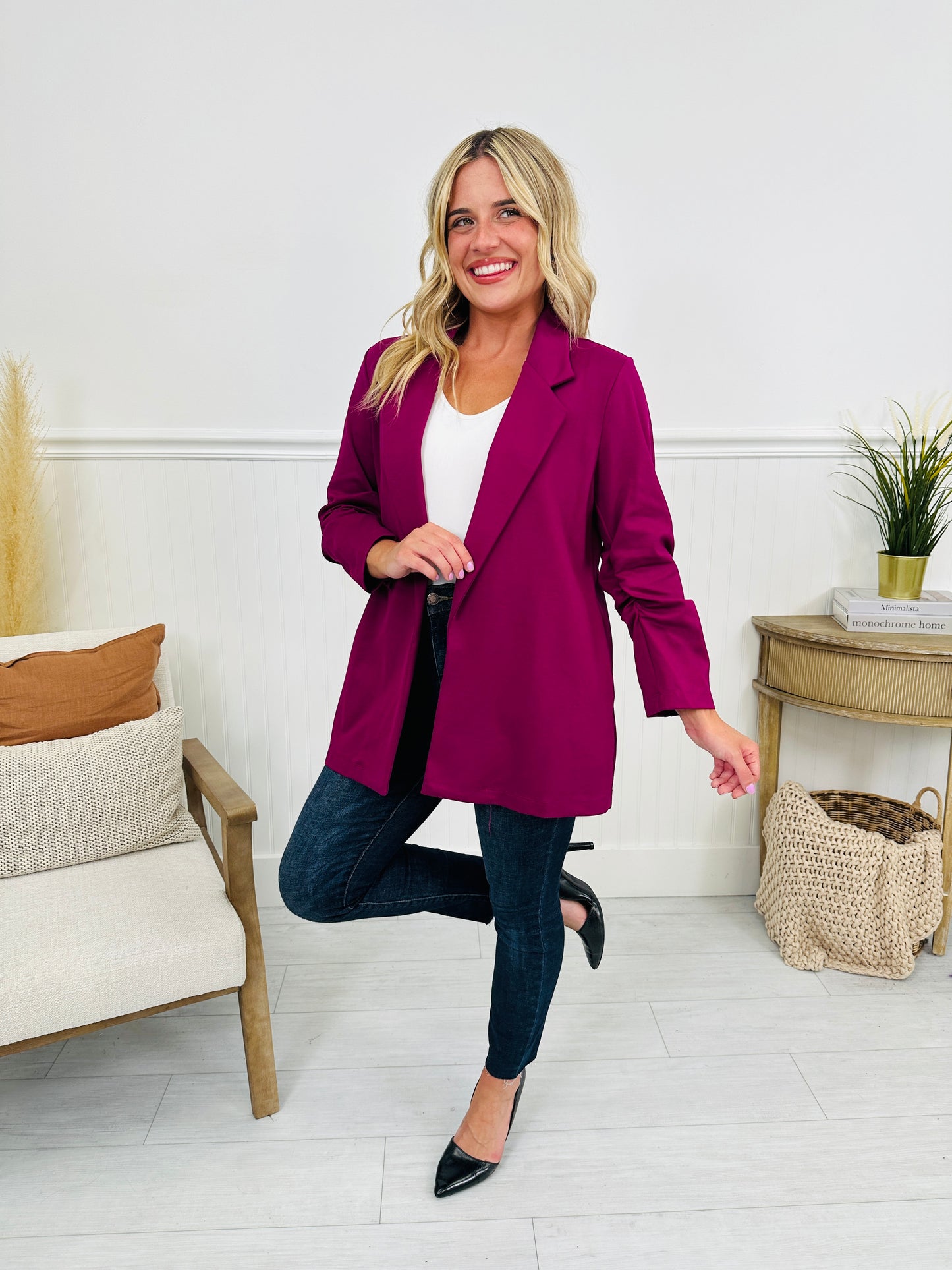 Best Selling Boss Lady Magic Blazer- Multiple Colors!