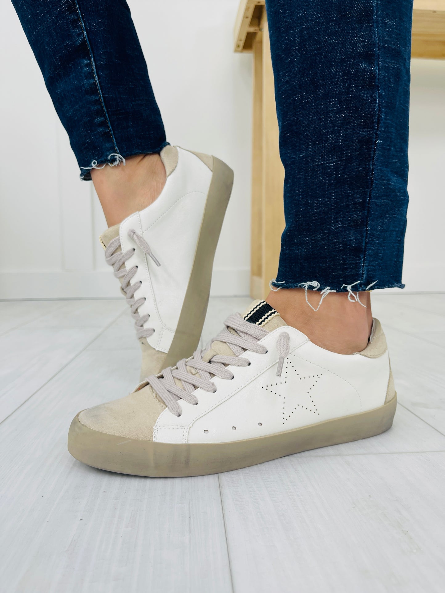 One Sparkle At A Time Sneakers In White