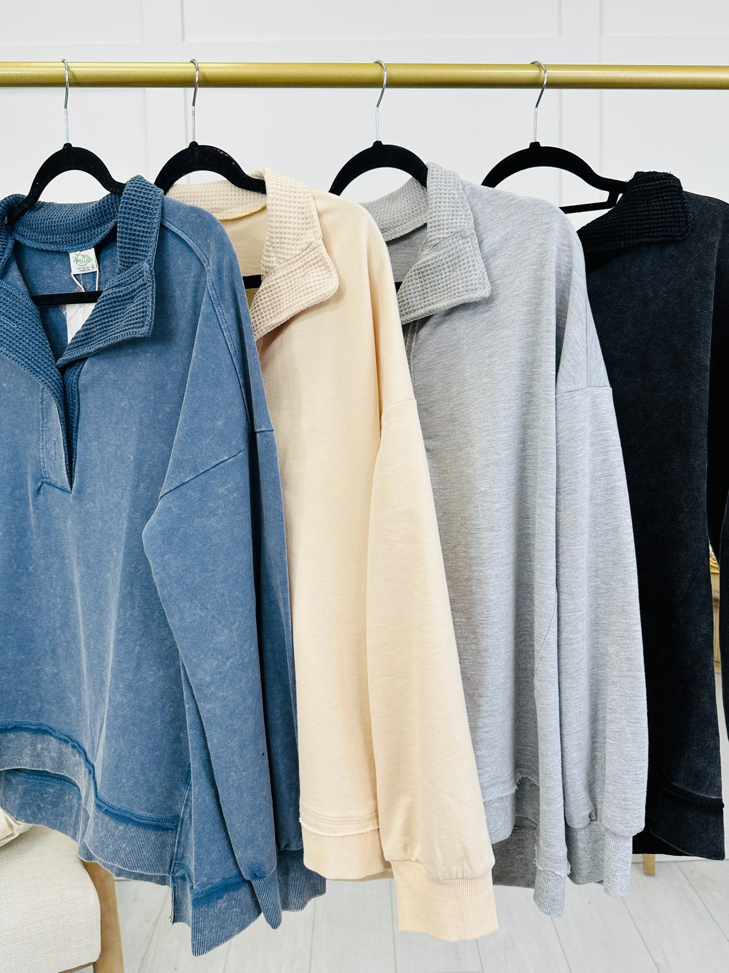 The Relaxed Route Top In Multiple Colors
