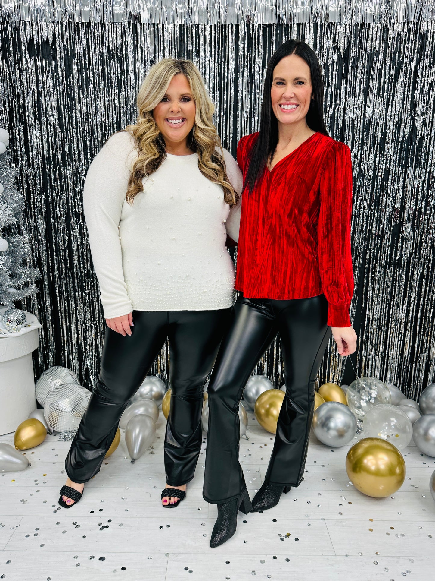 REG/CURVY According To You Faux Leather Pants