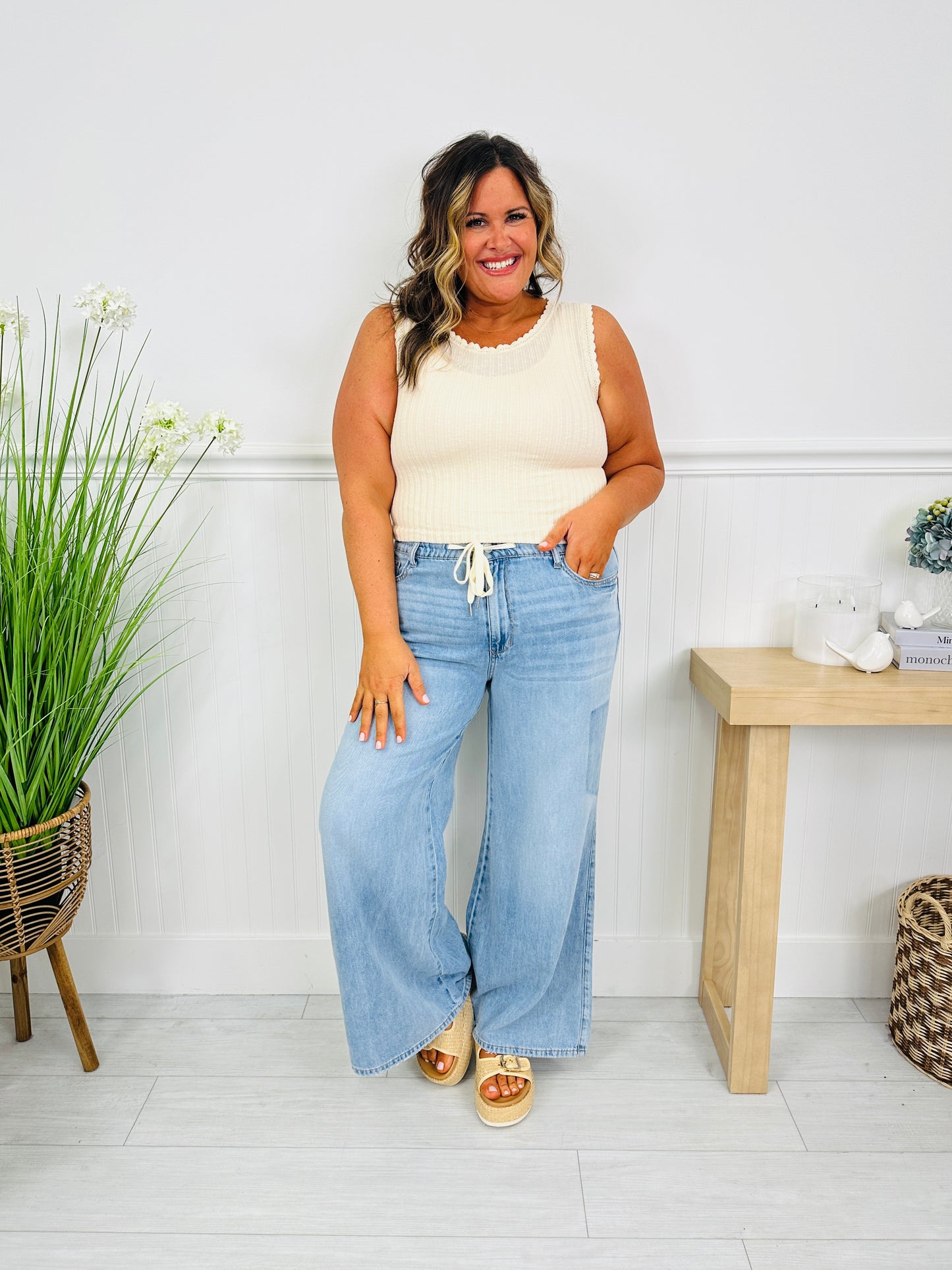 Judy Blue Feeling Fresh Palazzo Jeans