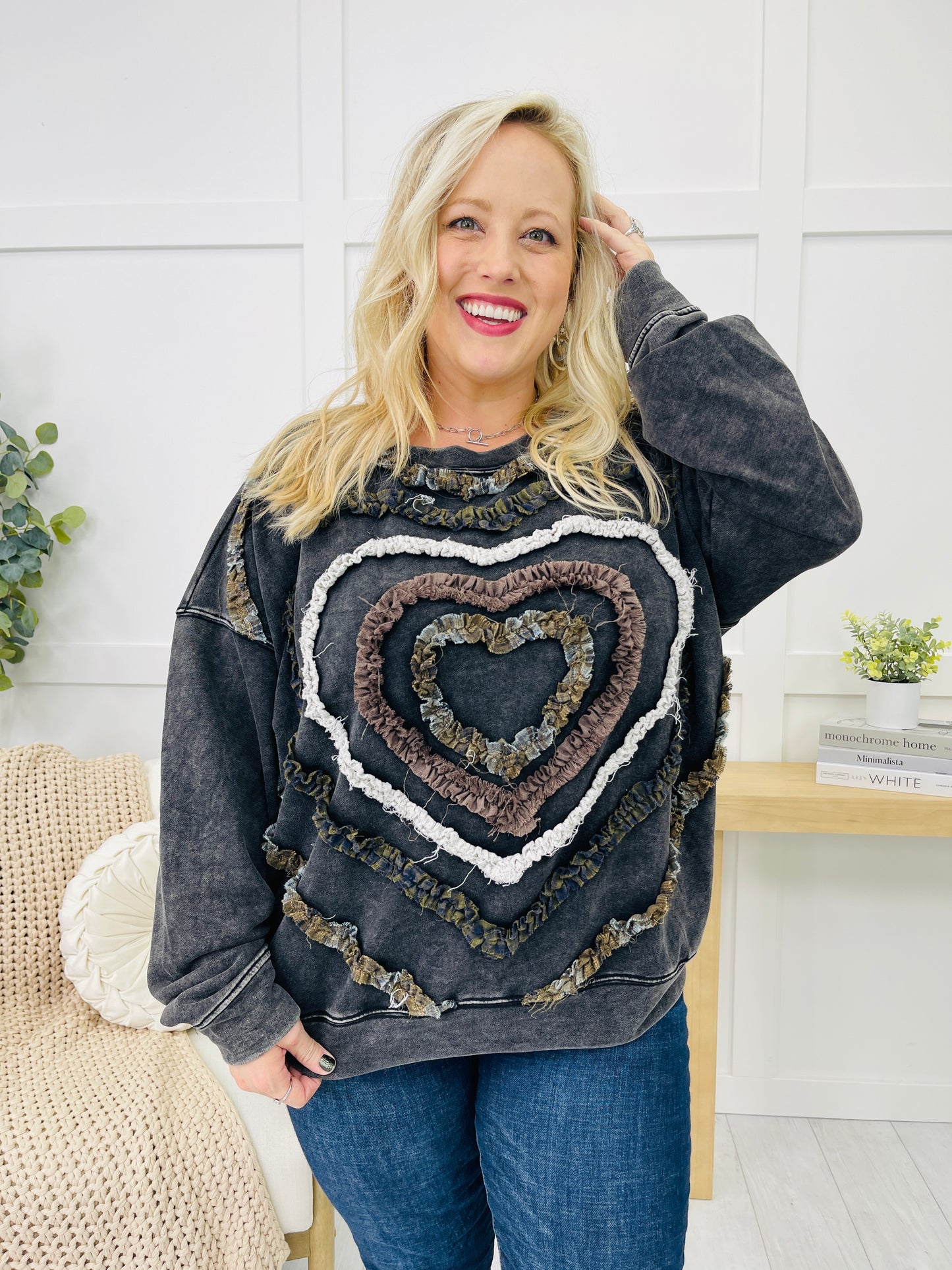 Pulse Of Love Pullover In Black