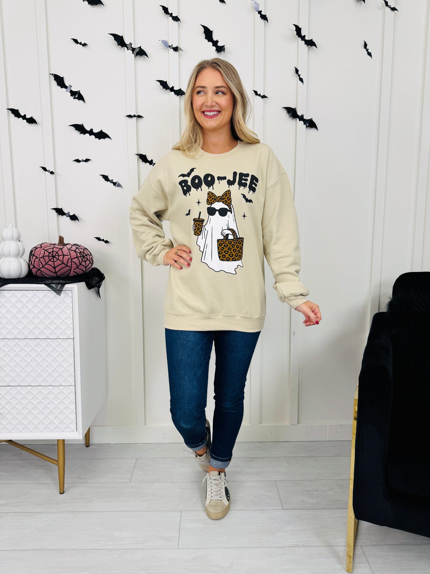 Boo-Jee Graphic Crewneck Sweatshirt - Multiple Colors!