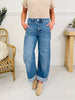 Spring Ready Tummy Control Slim Barrel Jeans