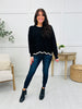 Contoured Comfort Sweater in Black