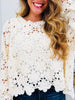 Sunday Romance Top In Cream