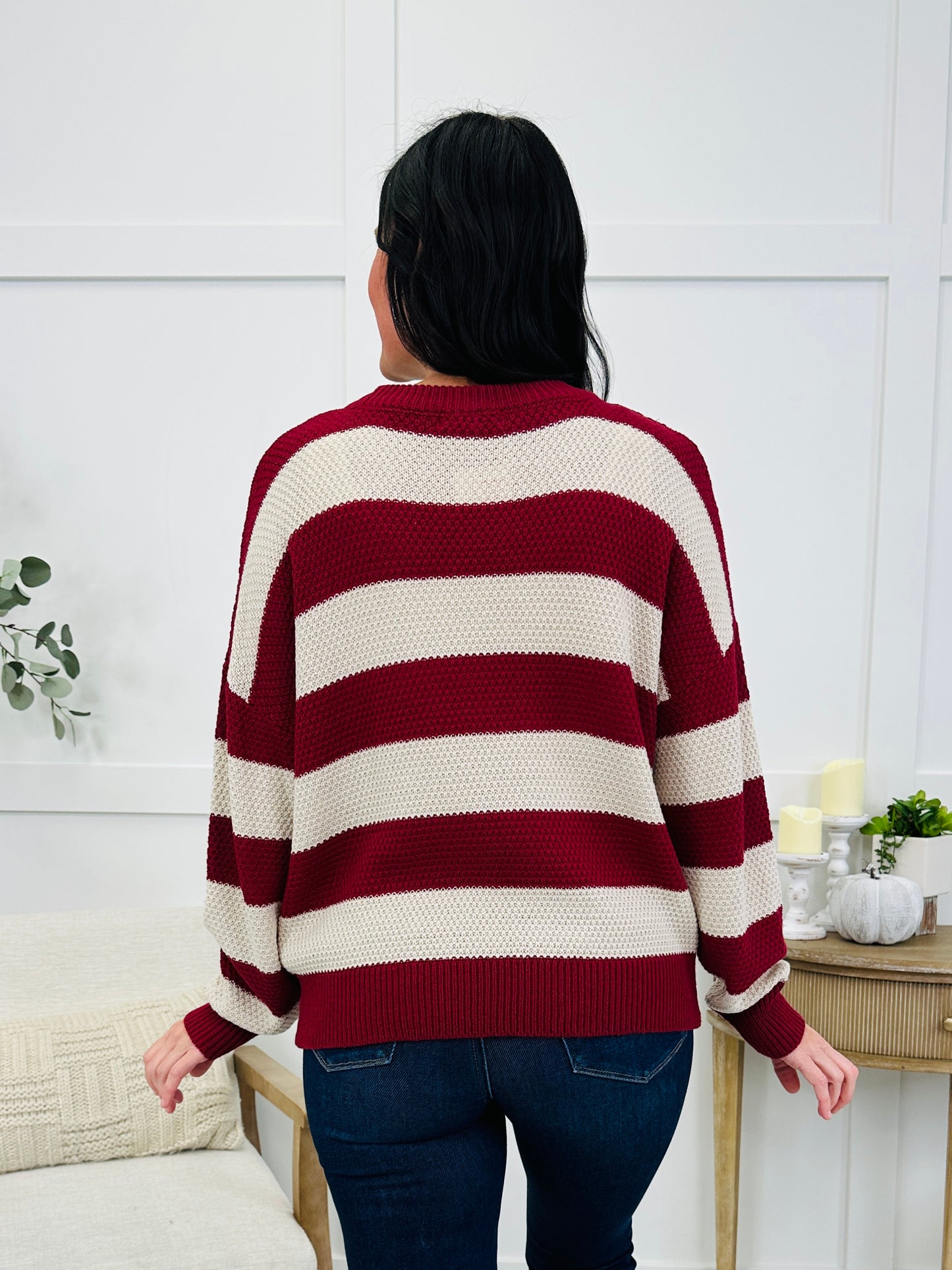 Cabin Daydream Sweater In Cabernet