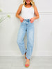 Never Better Barrel Jeans with Tummy Control
