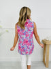 Styled For Summer Tank Top In Palm Beach Print