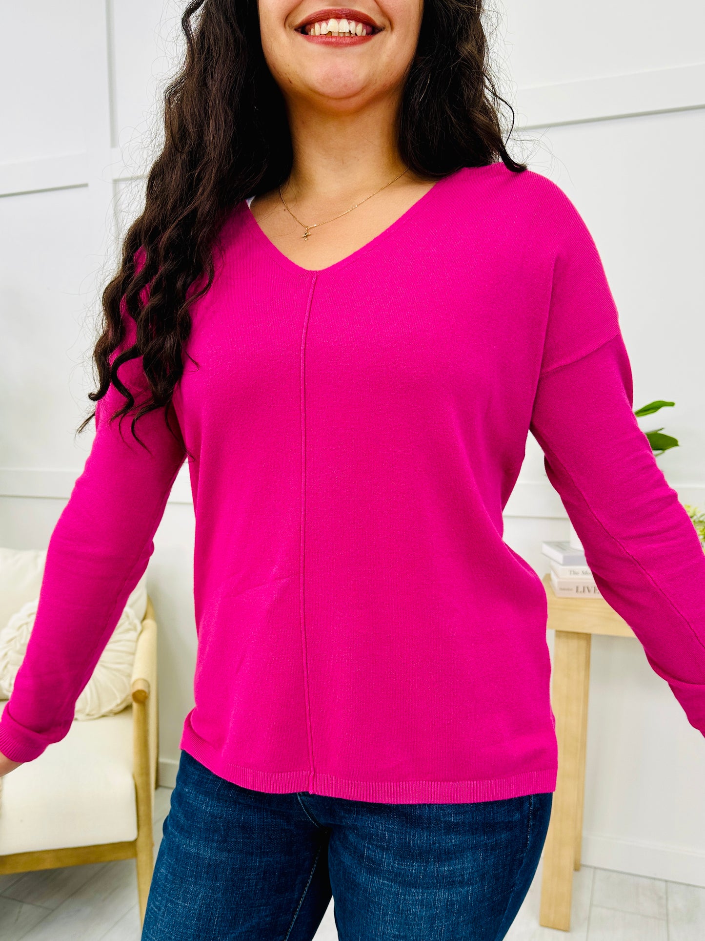 Start The Night Off Right Sweater- Multiple Colors!