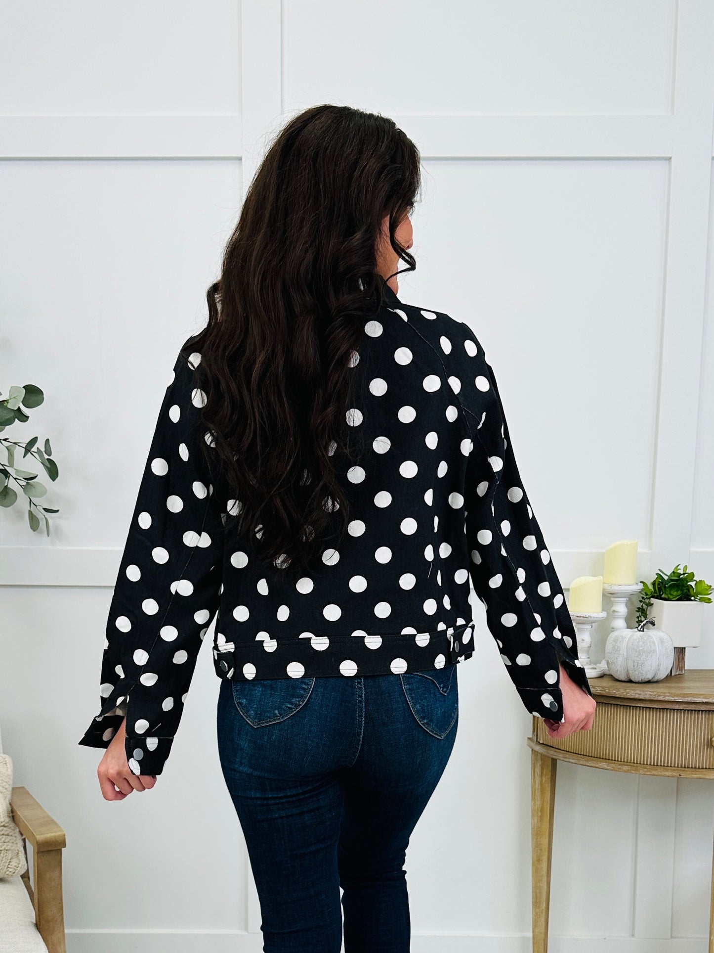 Dreaming In Dots Jacket In Black