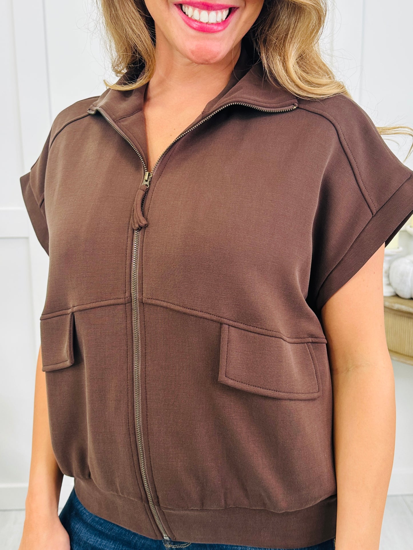 Here for the Ride Jacket In Espresso