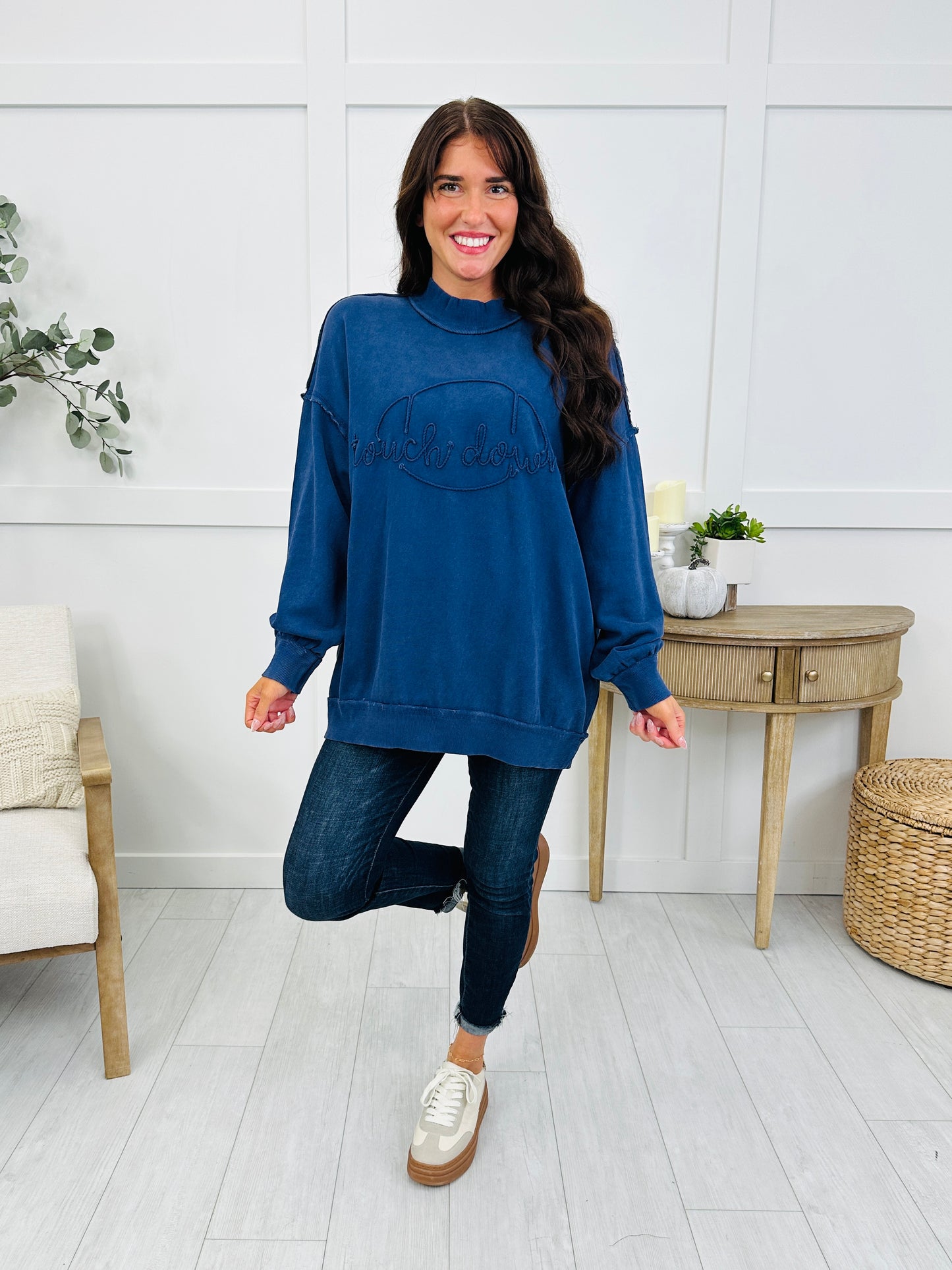 Touchdown Days Sweatshirt In Multiple Colors